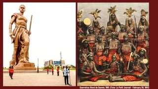 Guerreiras Ahosi de Daomé, 1891. (Foto: Le Petit Journal – February 28, 1891)
 