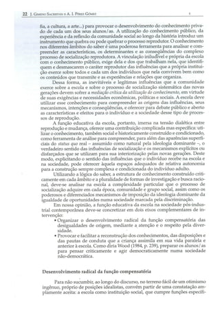 Compreender e transformar o ensino