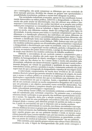 Compreender e transformar o ensino