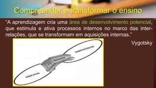 CURRÍCULOOcurrículonãoéapenasumconceito,masumaconstrução/transformaçãoculturalqueafetadiretamenteosindivíduosnasociedademoderna. Nãosetratadeumconceitoabstratoquetenhaalgumtipodeexistênciaforadaexperiênciahumana.Eleéumasérieestruturadadeobjetivospretendidosdeaprendizagem. Compreender e transformar o ensino  
