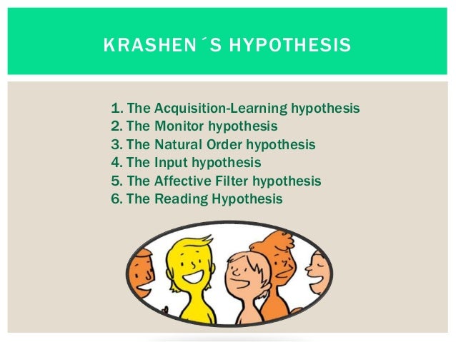 krashens hypotheses of second language acquisition essay 1 stephen krashen's theory of second language acquisition ricardo schütz last revision: march 28, 2005 language acquisition does not require. krashens hypotheses of second language acquisition essay 1 stephen krashen's theory of second language acquisition ricardo schütz last revision: march 28, 2005 language acquisition does not require.