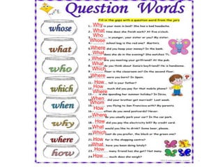 Why
What
Who
Whose
Where
What
Where
What
Which
Where
How
How
Where
Which
How
Whom
Where
How
What
When
How
How
What
How
 