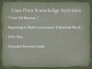 Encouraging Inferential Thinking- use of questioning with poetry\