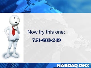 Now try this one: 
751-683-249 
 