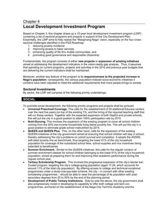 Naga City Comprehensive Development Plan, 2011-20 | PDF