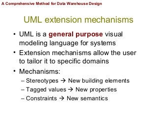 A Comprehensive Method for Data Warehouse Design Slide 8