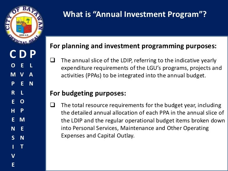 Comprehensive development plan