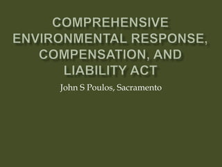 John S Poulos, Sacramento
 