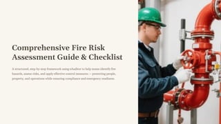 Comprehensive Fire Risk Assessment Guide and Checklist with eAuditor ...