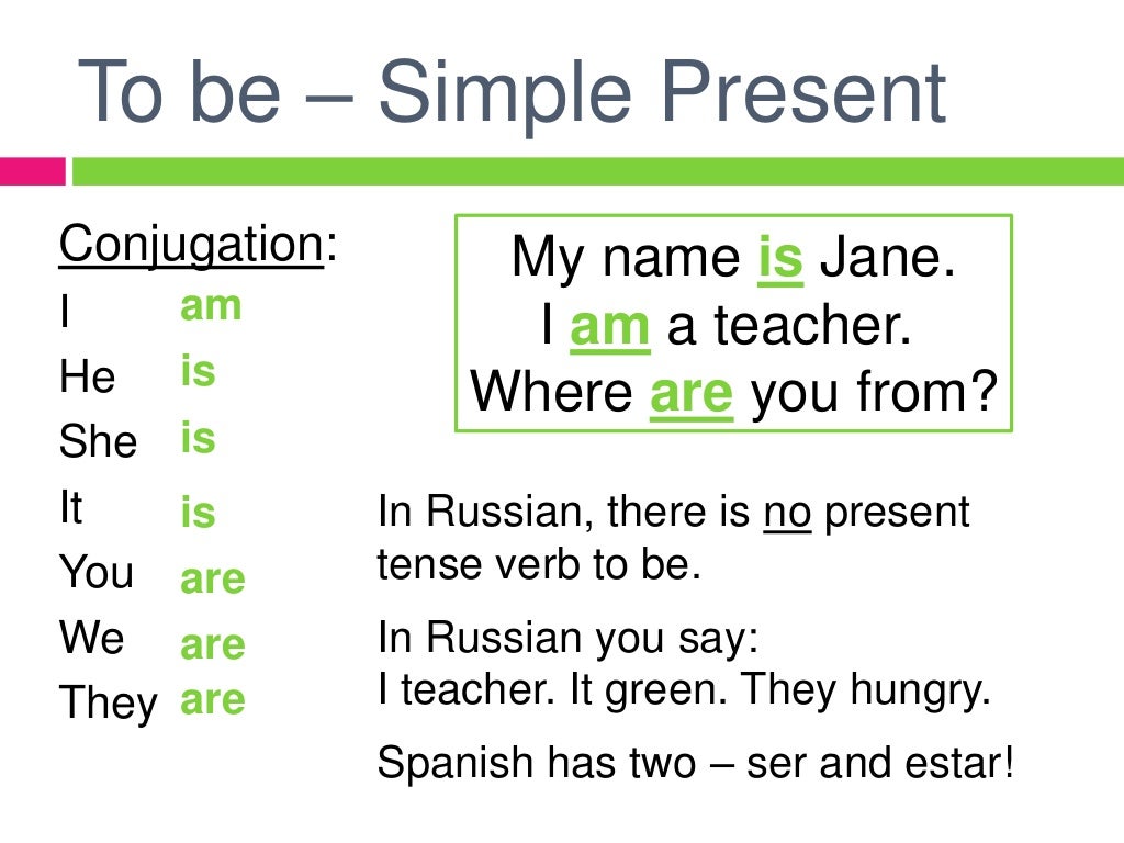 Present simple affirmative reading. Present simple Conjugation. Conjugation of the verb to be. Russian verb Conjugation. Как правильно his from или he is from Spain.