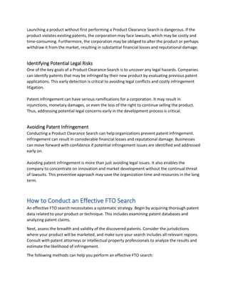 Picture of Comprehensive Guide to Freedom to Operate and Product Clearance Search.pdf