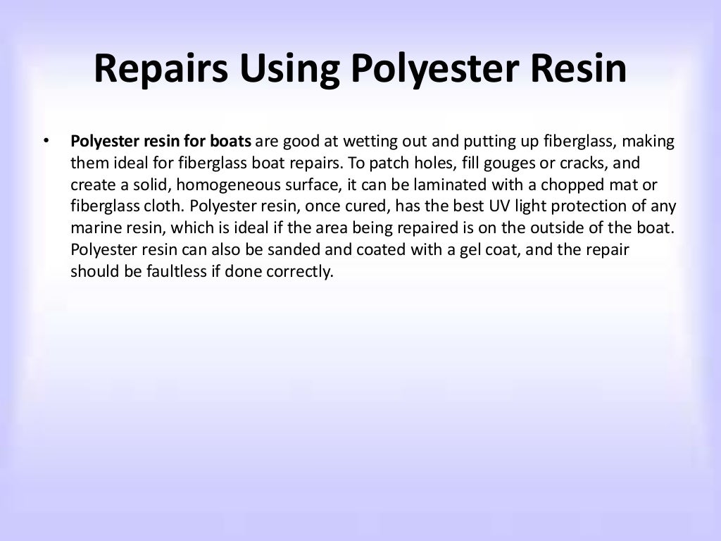 What is Polyester Resin, and how does it work?