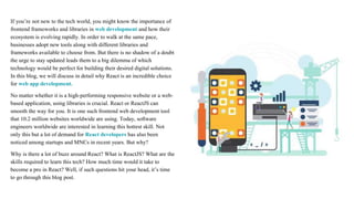 Comprehensive Guide to React Development 2022.pptx