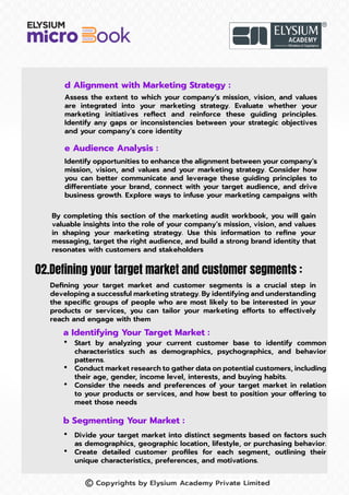 Comprehensive Marketing Audit Worksheets to Assess and Improve Your ...