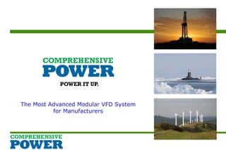 POWER IT UP.


The Most Advanced Modular VFD System
          for Manufacturers
 