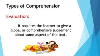 Comprehensive reading | PPTX
