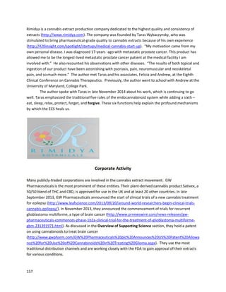 157
A Julyupdate byMark’s wife revealedfurtherprogress. Markhimself alsopostedanupdate onAugust
10, 2014.
 