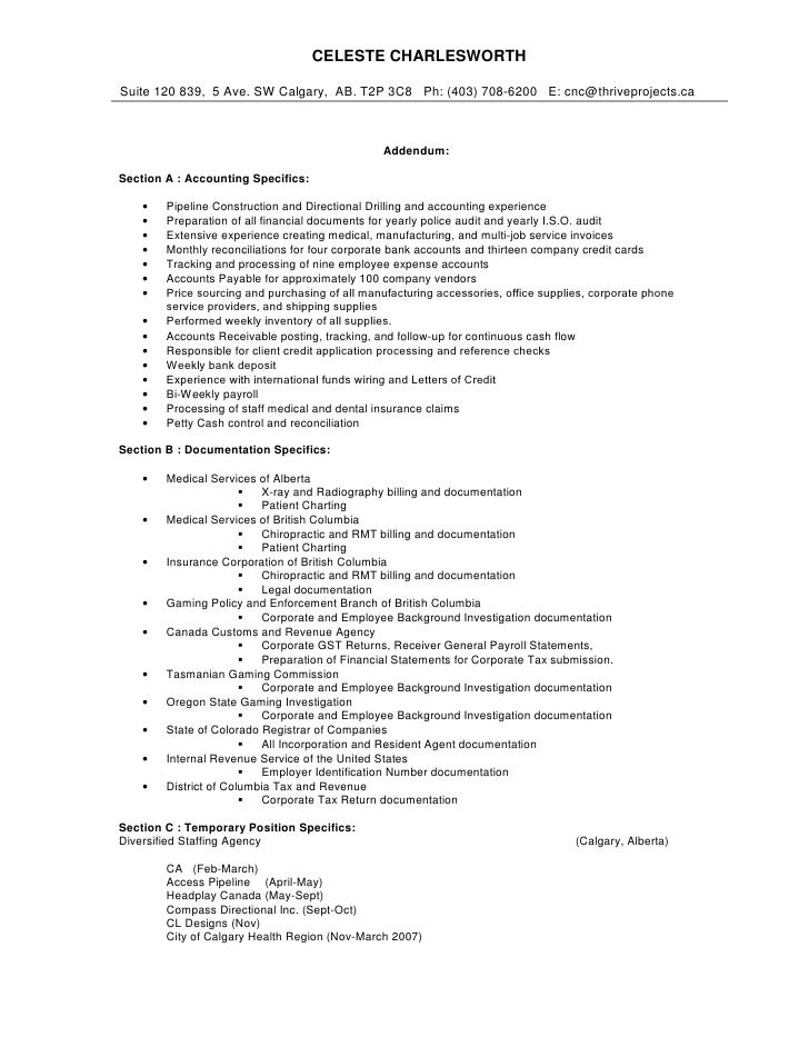 Comprehensive Resume Comprehensive Resume