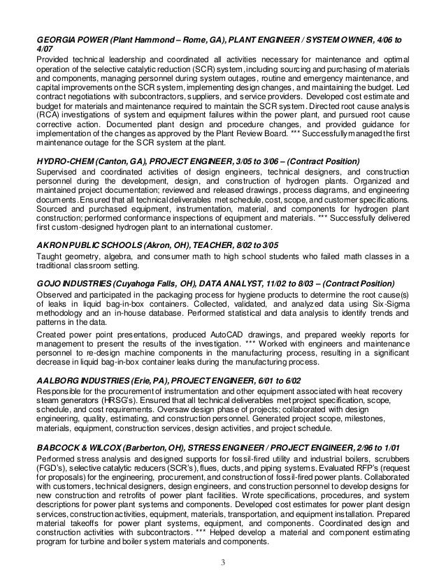 Comprehensive resume online version - Comprehensive Resume Online Version 3 638 