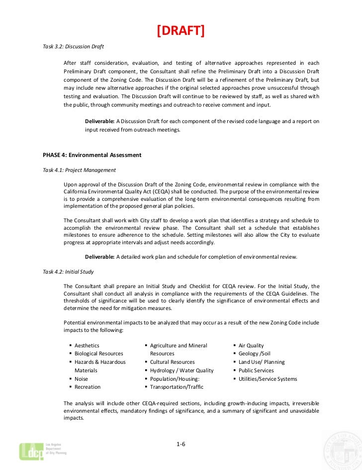 La City Zoning Code Summary La City Zoning Code Summary