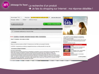 La recherche d’un produit
 Je fais du shopping sur Internet : ma réponse détaillée !
 