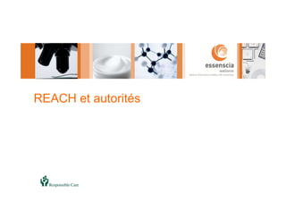 REACH et autorités
 