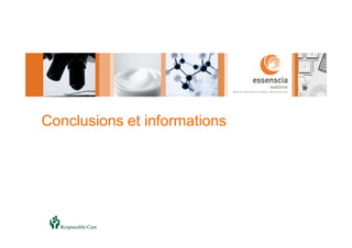 Conclusions et informations
 