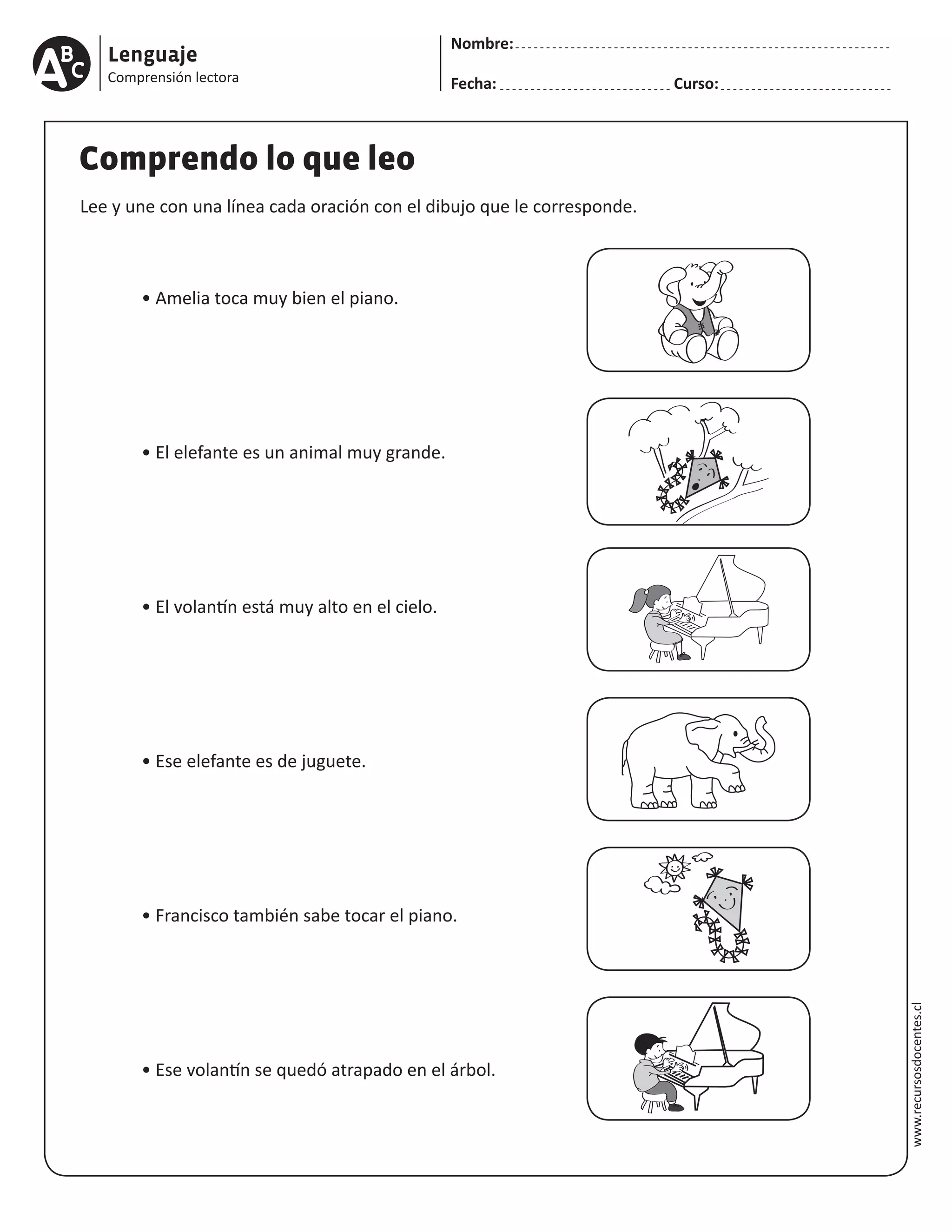 Hojas De Trabajo Gratuitas De Comprensión Lectora De Primer Grado