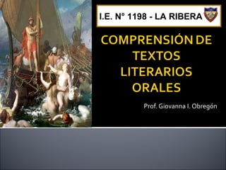 Prof. Giovanna I. Obregón I.E. N° 1198 - LA RIBERA 