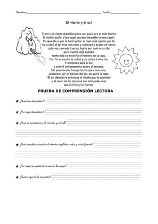 Comprensión lectora