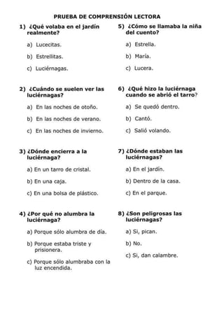 Comprensión lectora