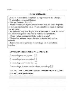 Comprensión lectora