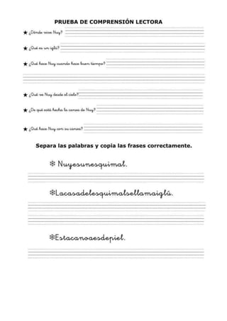 Comprensión lectora