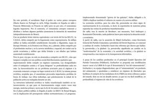 En este período, el socialismo llegó al poder en varios países europeos
(Mario Soares en Portugal en 1976, Felipe González en España en 1982 y
Francois Mitterrand, en Francia en 1981) pero no por esto, el comunismo
lograba imponerse. Por el contrario, el comunismo europeo comenzó a
dividirse e incluso algunos partidos anunciaron la intención de maniobrar
independientemente de Moscú.
Con un producto bruto interno equivalente a un tercio del de los EE.UU., la
U.R.S.S., debía competir por la hegemonía como superpotencia. Su influjo
militar se había extendido notablemente (invasión a Afganistán, topas en
Europa Oriental, en la frontera con China, etc.), además, debía competir por
el predominio nuclear y en la carrera misilística y espacial, sin contar con la
ayuda económica y militar que debía brindar a sus aliados que habían
aumentado notablemente.
Pero lo peor, era que, no solo no alcanzaba a competir con EE.UU., sino que
tampoco cumplía con una política social distribucionista equitativa que
supuestamente debía cumplir un régimen comunista. Las desigualdades
entre el trabajador común y el “gran dirigente” se profundizaban cada vez
más. La burocratización era un problema acuciante para el régimen y la
economía comenzó a ocupar un lugar central en la U.R.S.S. La misma prensa
soviética, aceptaba que, el ausentismo provocaba importantes perdidas de
horas de trabajo. Las cifras indicaban, que prácticamente la mitad de la
población activa no trabajaba durante un año.
La estructura industrial soviética se había transformado también en un
inconveniente, ya que para su funcionamiento exigía cuatro veces más
energía, materias primas y acero que la de de los países capitalistas.
En el plano político-militar, la llegada al poder en EEUU de Ronal Reagan,
con la duplicación del presupuesto militar norteamericano y el programa
implementado denominado “guerra de las galaxias”, había obligado a la
URSS a duplicar también el esfuerzo en cuanto a la carrera militar.
La economía soviética, para los años 80, presentaba un claro signo de
reprimarización de la economía, es decir, la exportación de materias prima
superaba las ventas de productos manufacturados.
En 1982, tras la muerte de Brezhnev, sus sucesores, Yuri Andropov y
KonstantinChernenko, nada pudieron hacer para mejorar la situación social
y económica.
A partir de 1985, con la asunción de Mijail Gorbachov, como Secretario
General del Partido Comunista y presidente del Soviet Supremo, se comenzó
a cambiar de rumbo. Gorbachov lanzó dos reformas que dieron que hablar:
la perestroika y la gladnot. La perestroika significaba un cambio en la
“modernización” de la economía y la sociedad soviética, y la gladnot se
comprometía a una mejora en la transparencia informática.
A pesar de los cambios producidos en el principal Comité Ejecutivo del
Partido Comunista (Politburó), Gorbachov se proponía una modificación
mayor: sacar a la URSS de lo que él denominaba la “era del estancamiento”.
Gorbachov y su equipo diagnosticaban, que el “estancamiento” era producto
del aislamiento y apuntaban a establecer un régimen de libertades que
facilitara el contacto de los ciudadanos de la URSS con otras culturas y países
del mundo. Este no era un desafío menor, ya que no era fácil modificar, en
profundidad, el régimen de vida de los soviéticos.
 