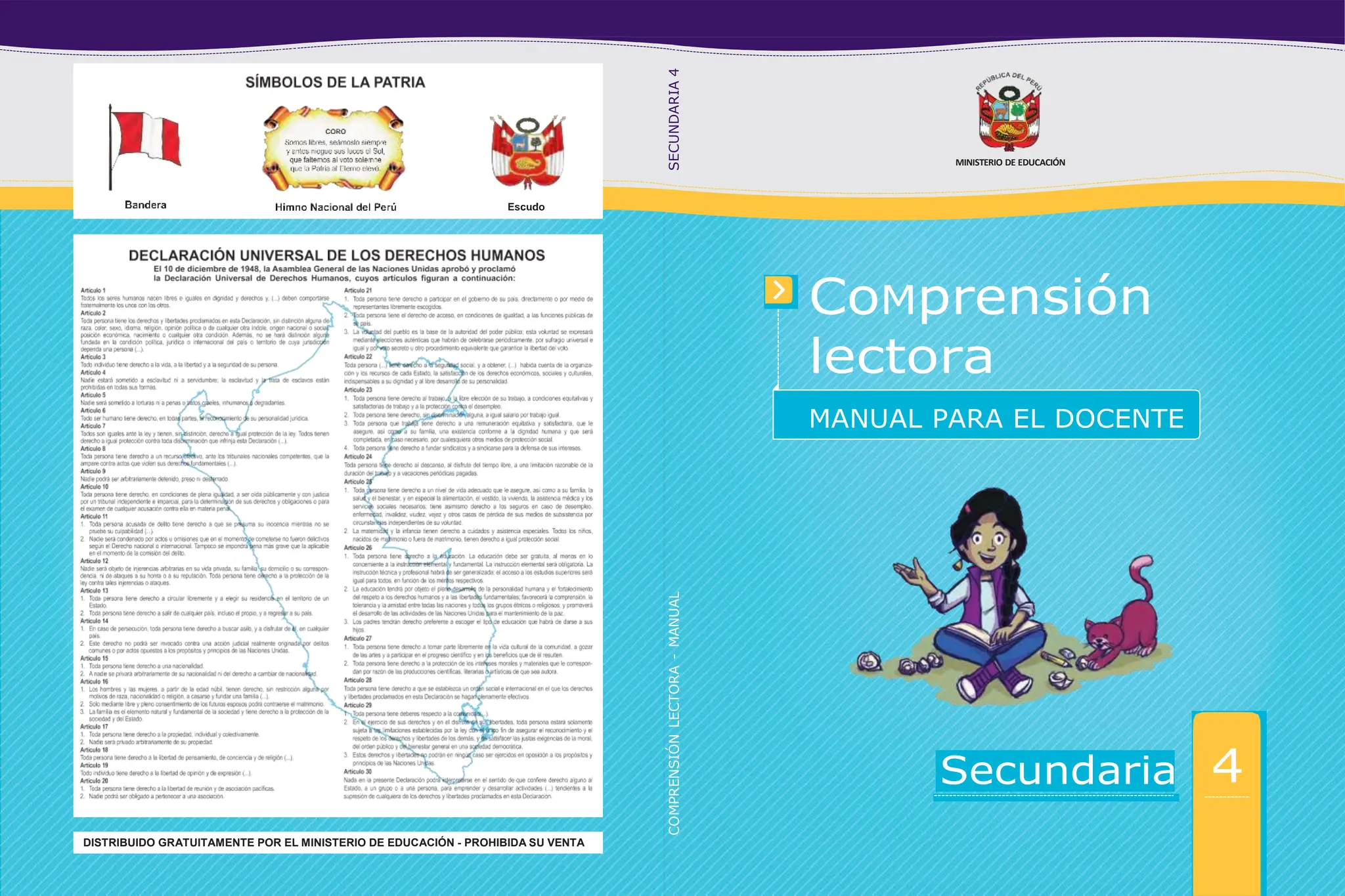 Comprensión lectora 4 manual para el docente de cuarto grado de ...