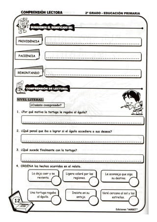 Comprension lectora 2 grado