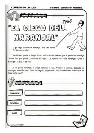 Comprension lectora 2 grado