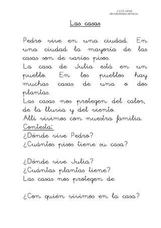 Comprension lectora prime rciclo