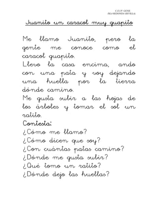 Comprension lectora prime rciclo