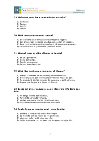 Comprension Lectora Simce 1 Educarchile