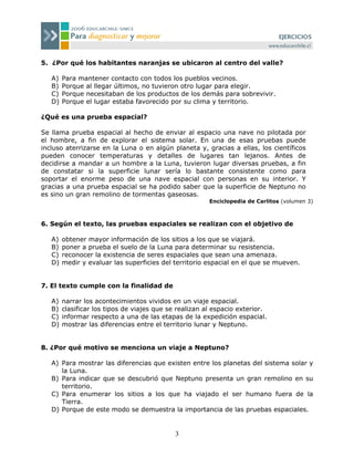 Comprension Lectora Simce 3 Educarchile