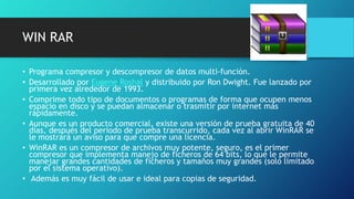 Compresion y descompresion de archivos | PPTX