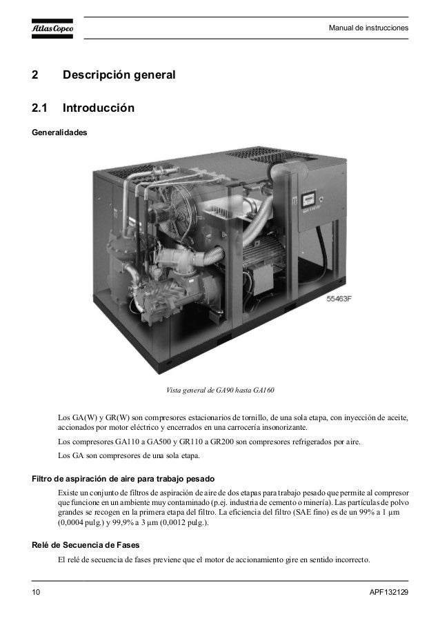 Atlas Copco Ga 160 Manual