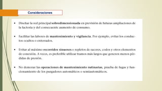 Consideraciones
 