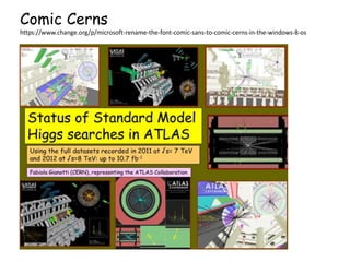 Comic Cerns
https://www.change.org/p/microsoft-rename-the-font-comic-sans-to-comic-cerns-in-the-windows-8-os
 