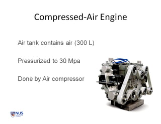 Business models for compressed air engine autos