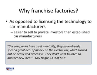 Business models for compressed air engine autos