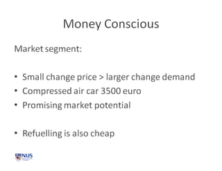Business models for compressed air engine autos