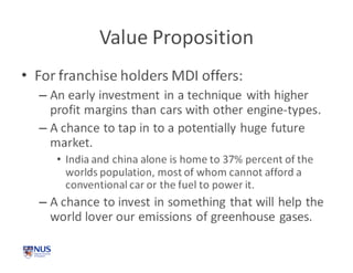 Business models for compressed air engine autos