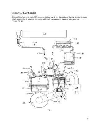 Compressed Air Injection Engine Compressed air car technology | DOCX